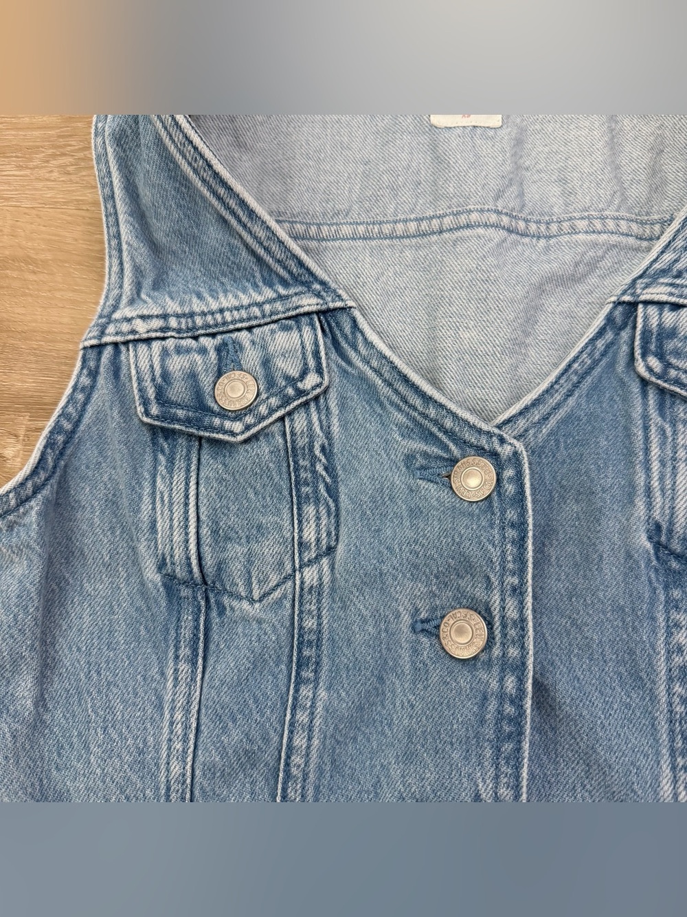 Aritzia Levi's Bella Denim Corset - Picture 3 of 9